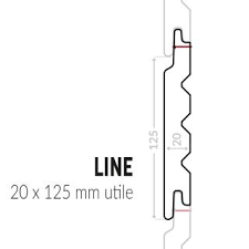 Bardage SILVERWOOD Line 20x125mm - Terracotta