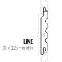 Bardage SILVERWOOD Line 20x125mm - Brun Mercure
